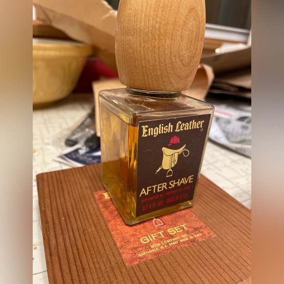 english leather Grooming Vintage English Leather Gift Set And Full